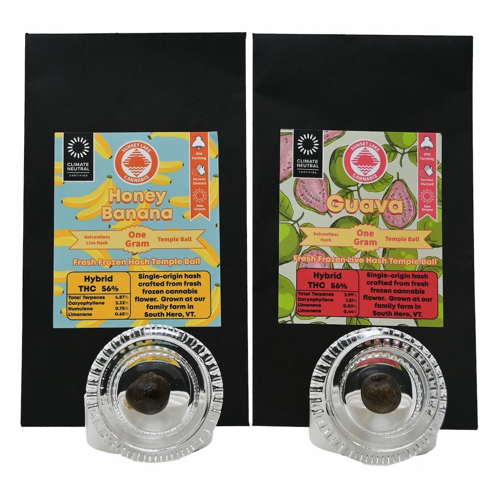 Temple Hash Hash Temple Balls — Sunset Lake Cannabis