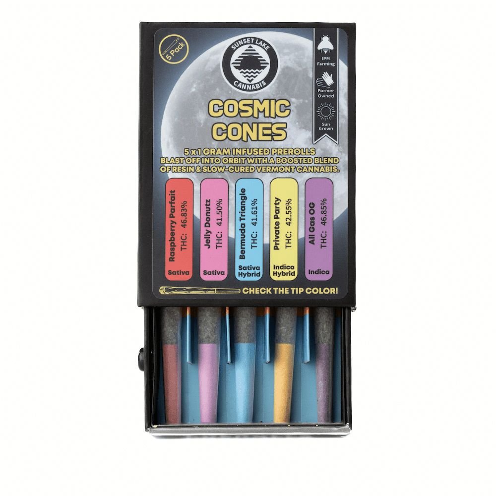 Photo of Cosmic Cone Variety Pack by Sunset Lake Cannabis.