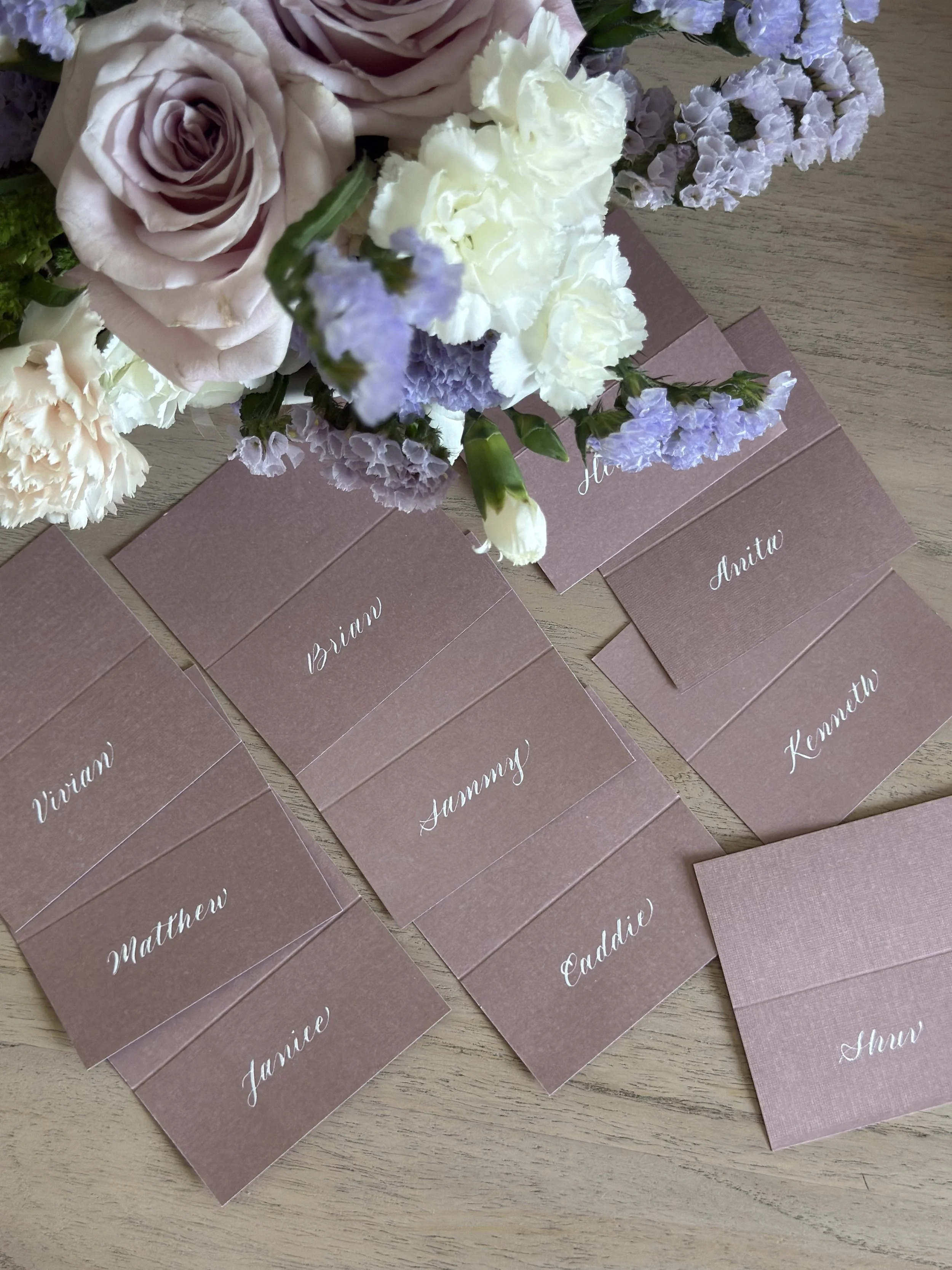Place Card Calligraphy