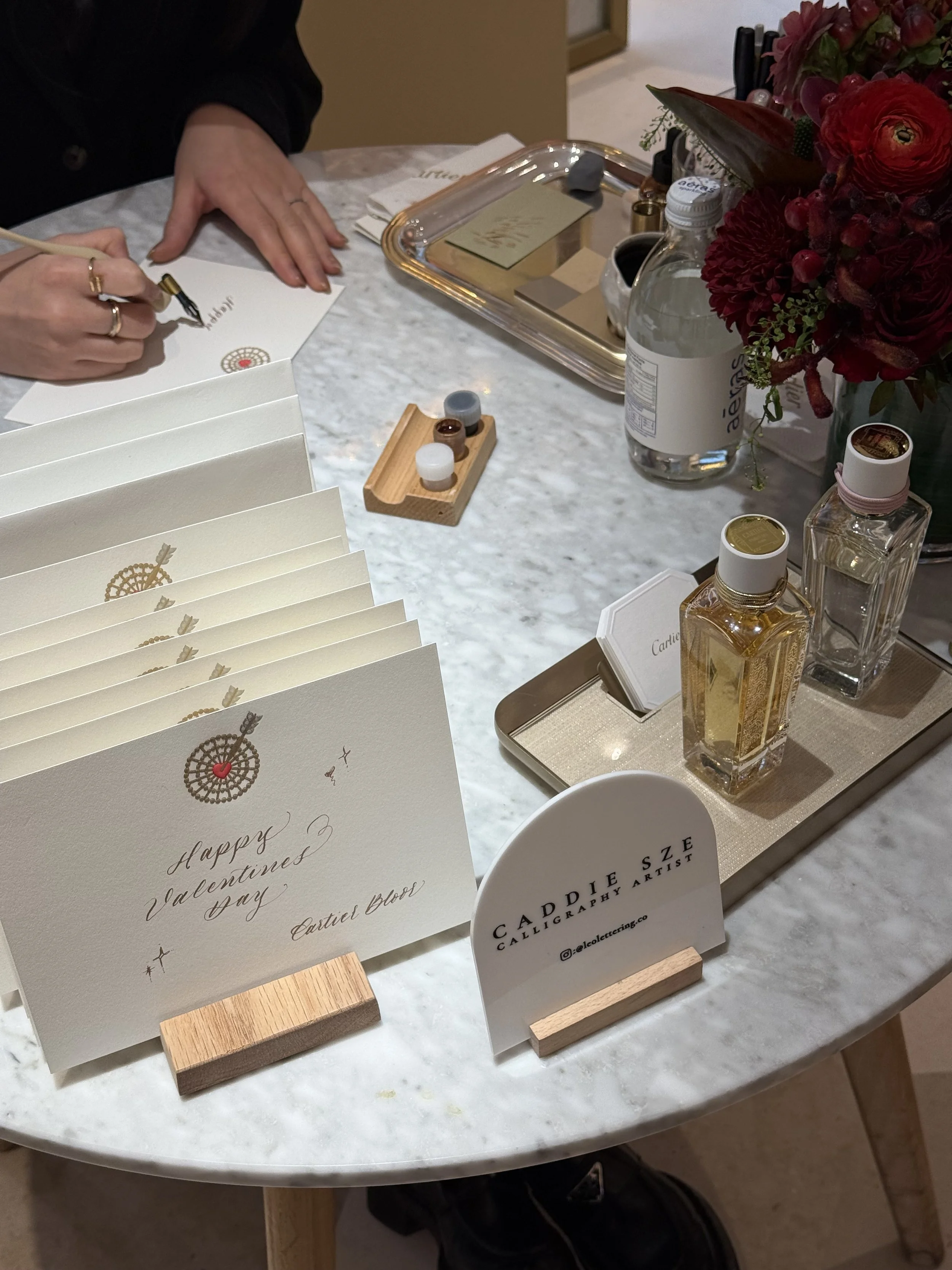 Event Calligraphy for Cartier
