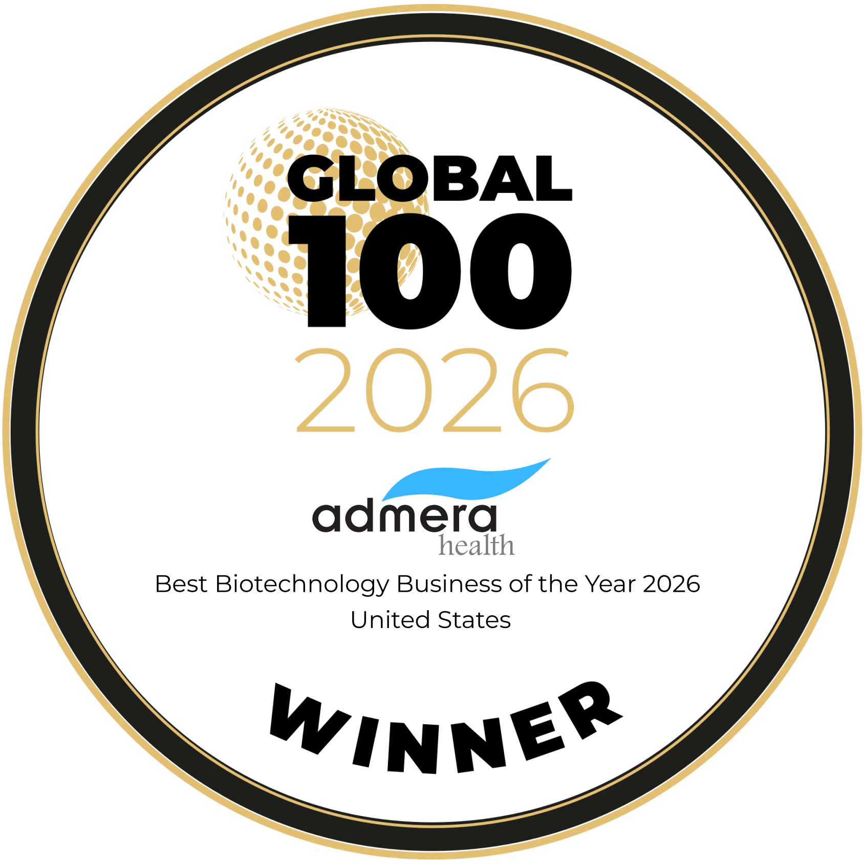 Admera Health Named Best Biotechnology Business of the Year 2026 in the United States