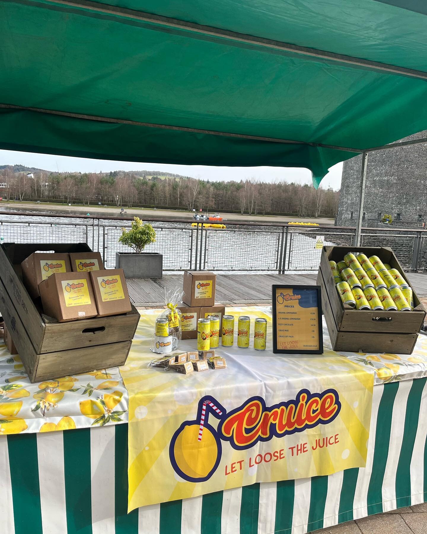 Good morning and what a morning for lemonade lovers 🍋 

Our team are out and about kicking up a lemony storm 💪

We&rsquo;re at @chatelheraultmarket AND @lochlomondshores 

C u there x