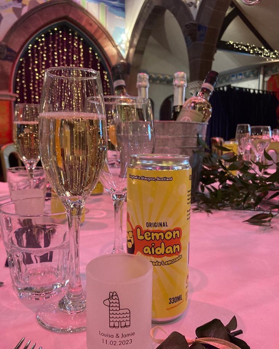 A few weeks back close friends of Cruice @louisawatson and @jamie.k.tee used some of our Original Lemonaidan as favours at their wedding 😍🍋

It was truly a lovely day and we were honoured  to have been involved ! 

Ps new career low: handing out bu