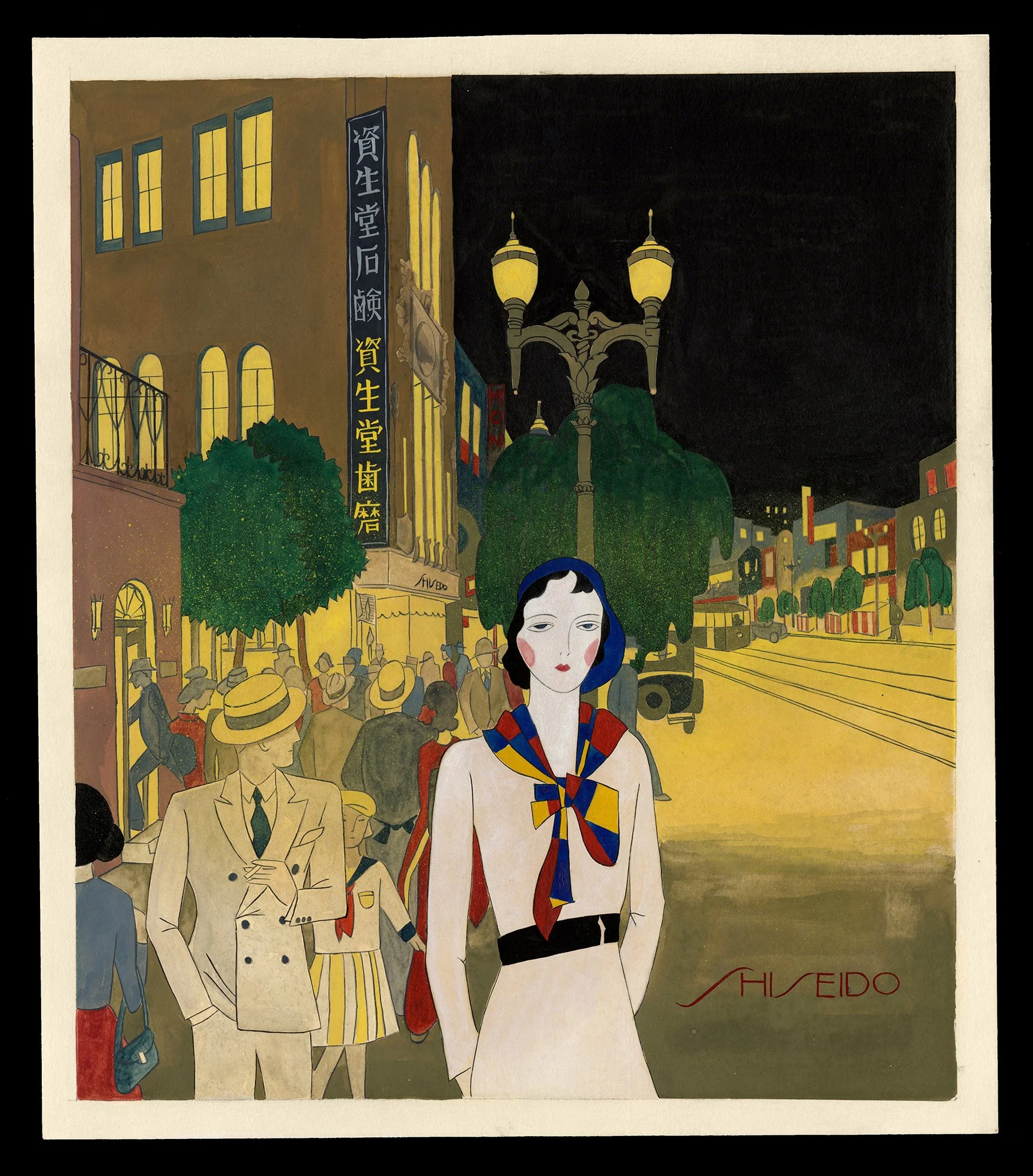 Shin_Hanga_Ayao_Yamana_Ginza_at_Night-web.jpg