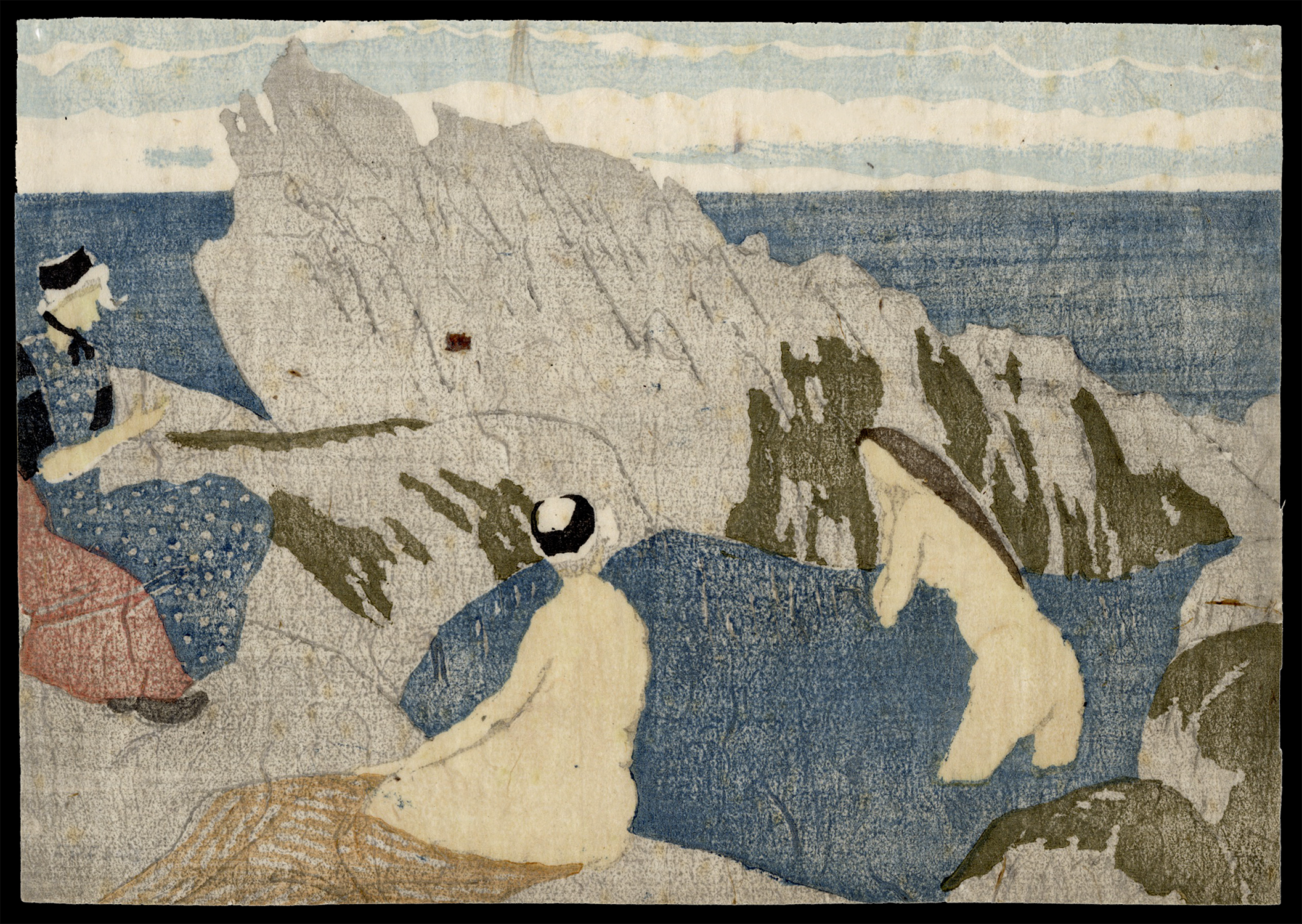 sosaku-hanga-kanae-yamamoto-bathers-in-brittany.png
