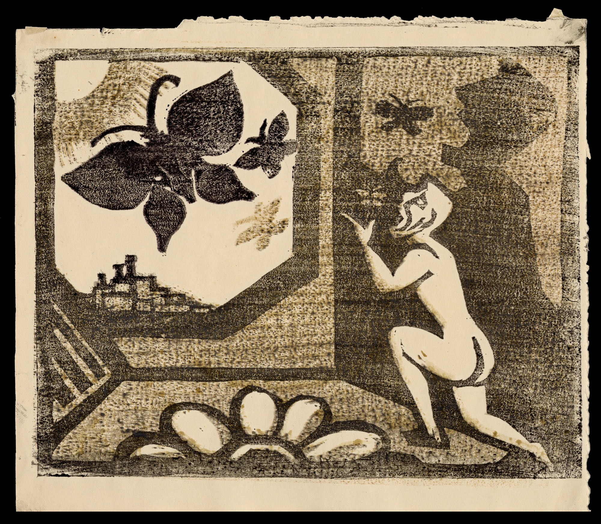 Sosaku_Hanga_Yasunori_Taninaka_Man_Exhaling_Butterfly.png