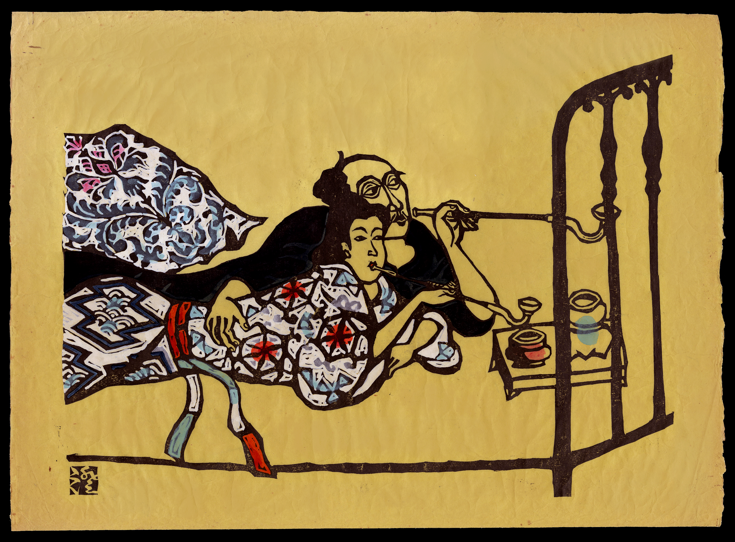 sosaku-hanga-sumio-kawakami-nanbanesque-behavior.png
