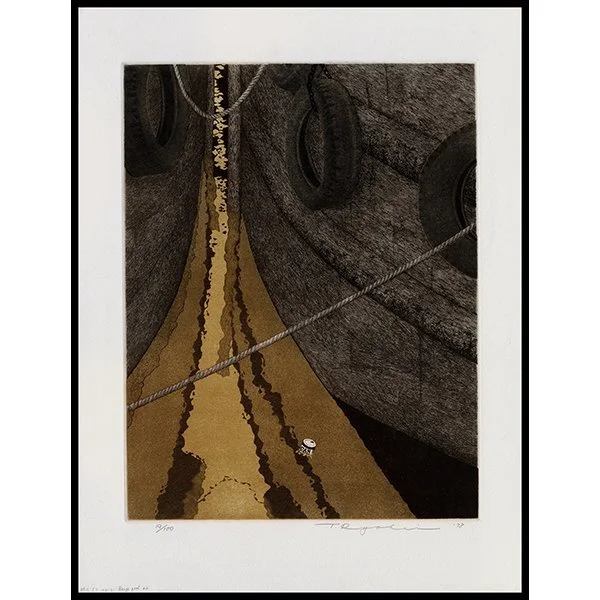 <b>BARGE POOL NO. 3</b> / <em>Ryohei Tanaka<br>1978<br><br><b>SOLD</b></em>