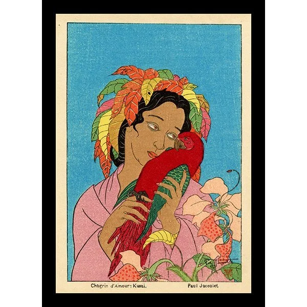 <b>CHAGRIN D&#39;AMOUR: KUSAI</b> / <em>Paul Jacoulet<br>1948<br><br>$550</em>