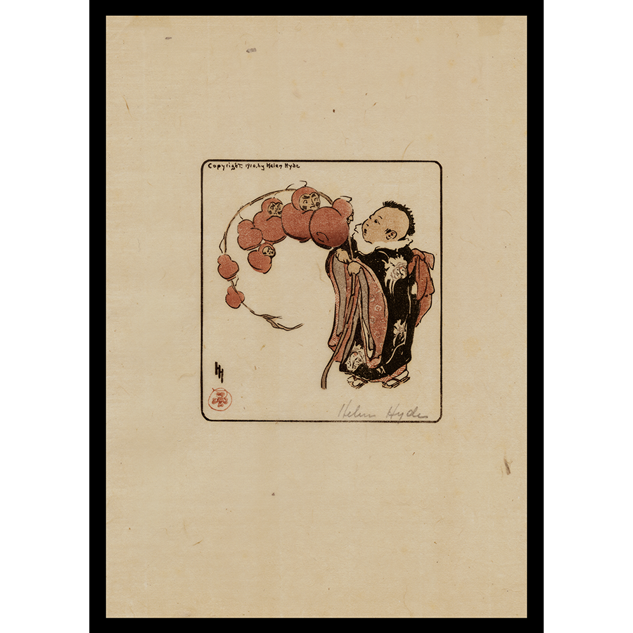 <b>THE DARUMA BRANCH</b> / <em>Helen Hyde<br>1910<br><br>$800</em>