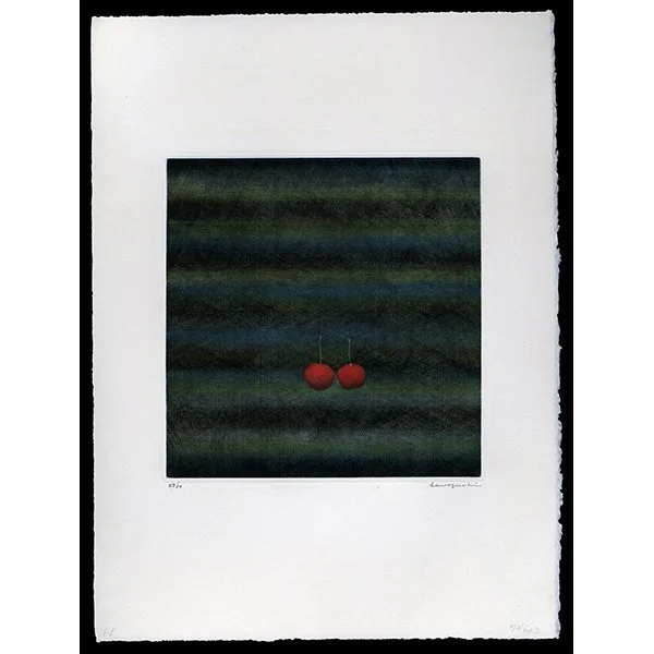 <b>TWO CHERRIES</b> / <em>Yozo Hamaguchi<br>1958<br><br>$6,000</em>