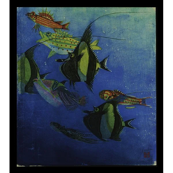 <b>TROPICAL FISH</b> / <em>Isaku Nakagawa<br>late 1930s/early 1940s<br><br><b>SOLD</b></em>