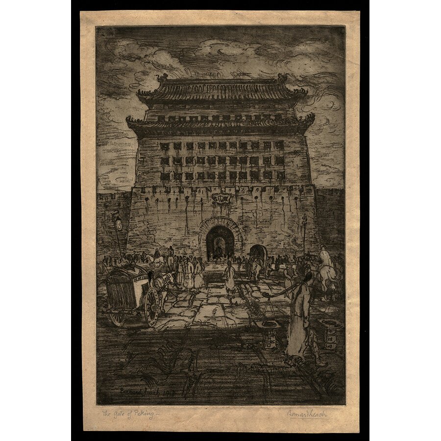 <b>GATE OF PEKING</b> / <em>Bernard Leach<br>1918<br><br><b>SOLD</b></em>