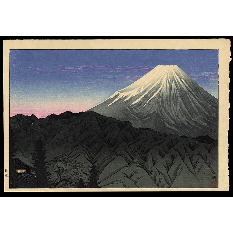<b>MT FUJI FROM HAKONE</b> / <em>Takahashi Hiroaki (Shotei)<br>1932<br><br><b>SOLD</b></em>