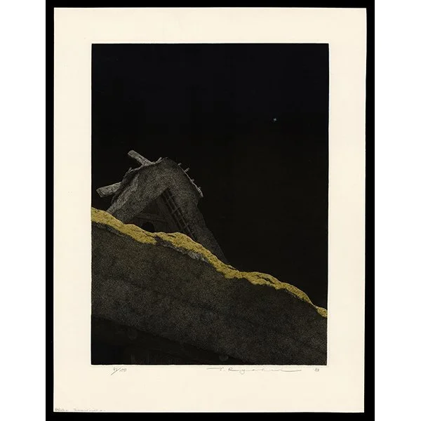 <b>TRANQUIL NIGHT #2</b> / <em>Ryohei Tanaka<br>1983<br><br><b>SOLD</b></em>