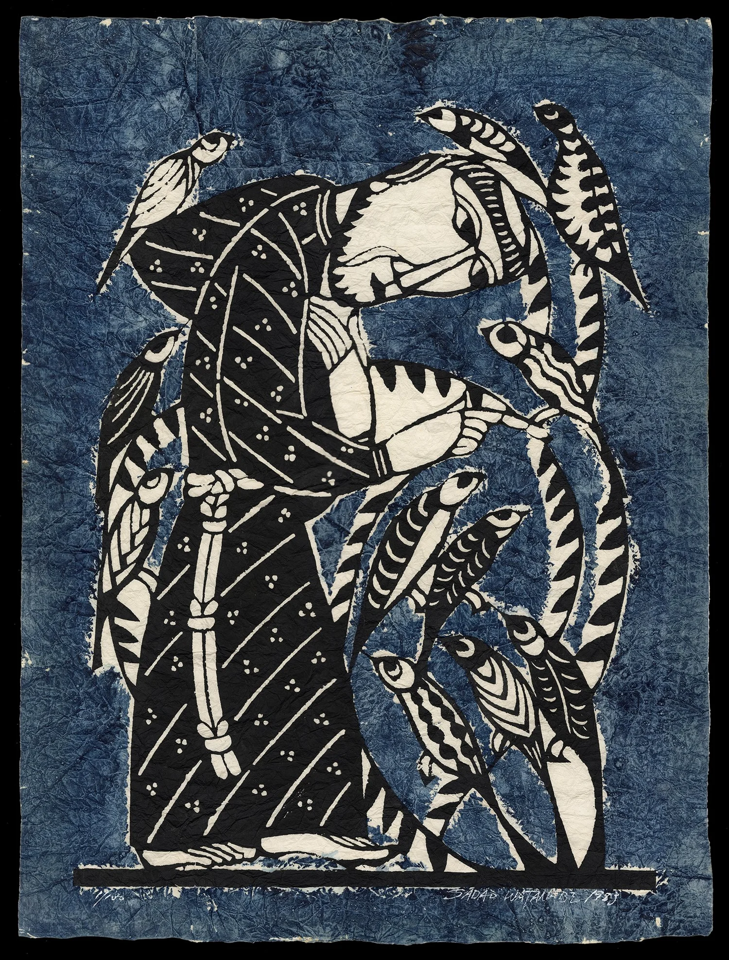 St. Francis | Sadao Watanabe | Contemporary Japanese Print 
