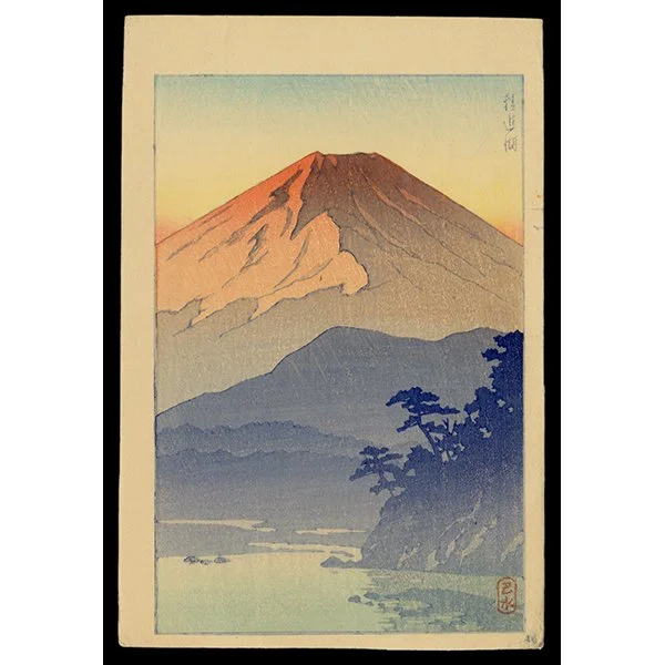 <b>LAKE SHOJI</b> / <em>Kawase Hasui<br>c. 1930s<br><br>$400</em>