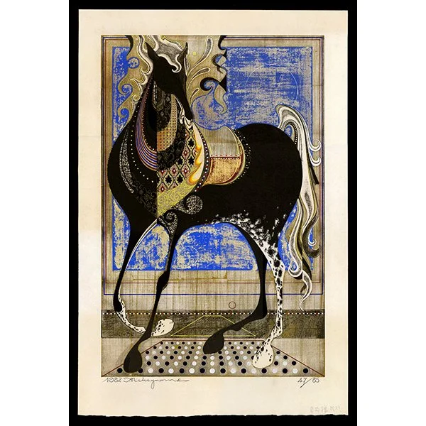 <b>AFTERNOON IN BLUE</b> / <em>Tadashi Nakayama<br>1982<br><br><B>SOLD</B></em>