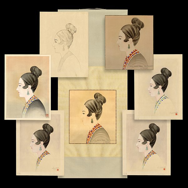 <b>MADAME TALIA SAVANIEVA</b> / <em>Chiura Obata<br>1930<br><br>$17,500</em>