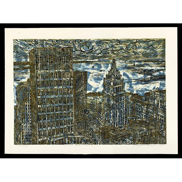 <b>MANHATTAN, NEW YORK</b> / <em>Fumio Kitaoka<br>1966<br><br>$3,000</em>