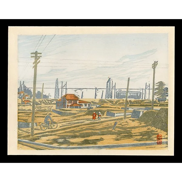 <b>TOKYO SUBURB</b> / <em>Maekawa Senpan<br>c. 1930<br><br>$3,500</em>