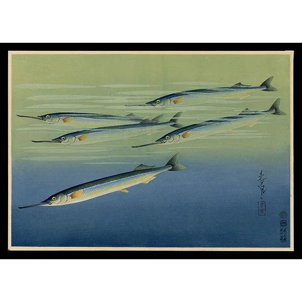 <b>NEEDLEFISH (SAYORI)</b> / <em>Bakufu Ohno<br>1940<br><br><b>SOLD</b></em>