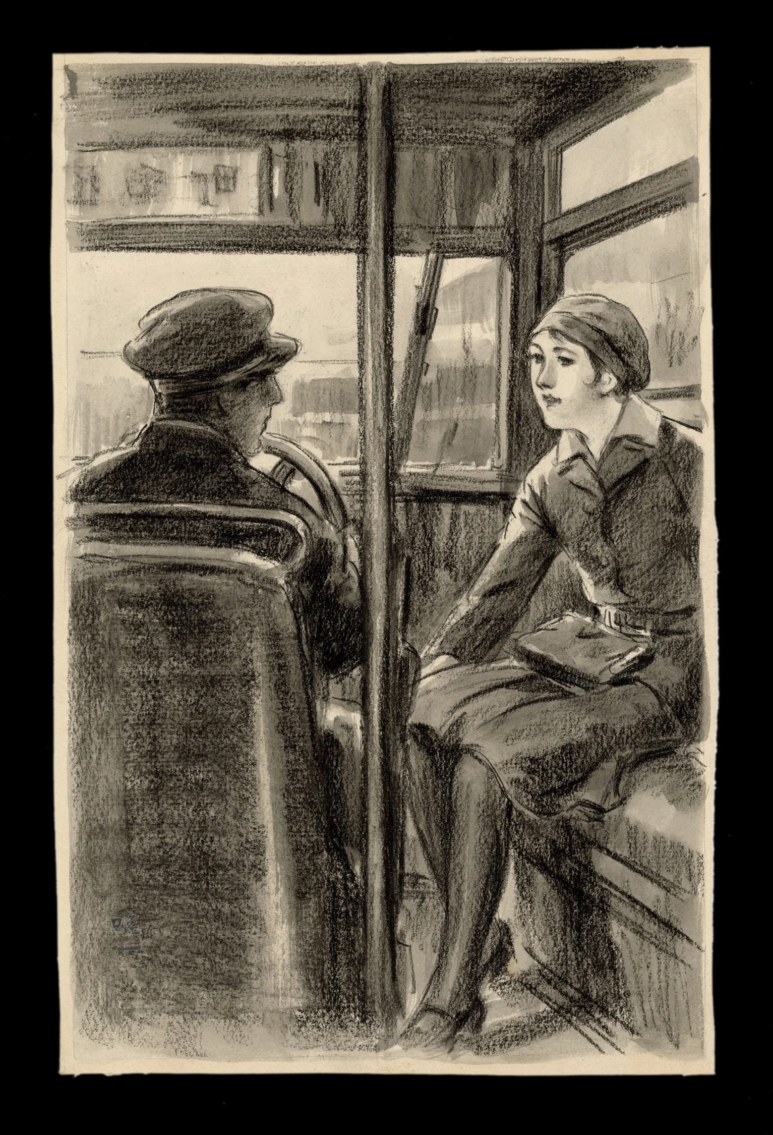 Shin_Hanga_Unknown_Conversation-in-Streetcar-web.jpg