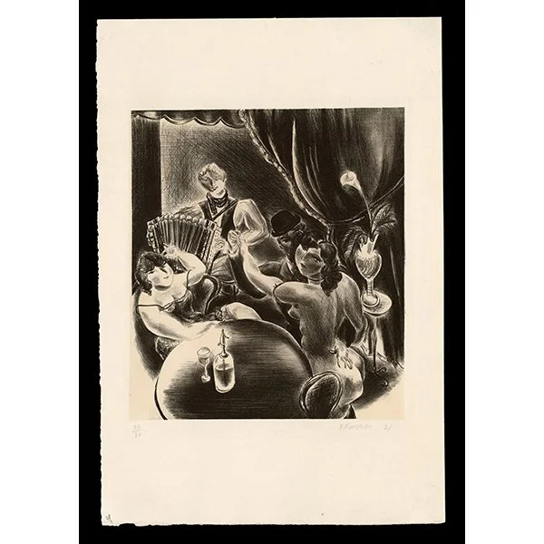 <b>DANCERS</b> / <em>Yasuo Kuniyoshi<br>1928<br><br><B>RESERVED</B></em>