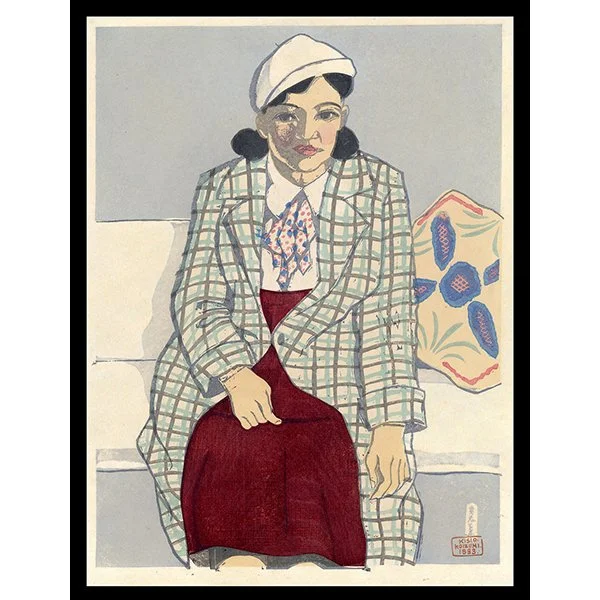 <b>SEATED WOMAN</b> / <em>Kishio Koizumi<br>1933<br><br><b>SOLD</b></em>