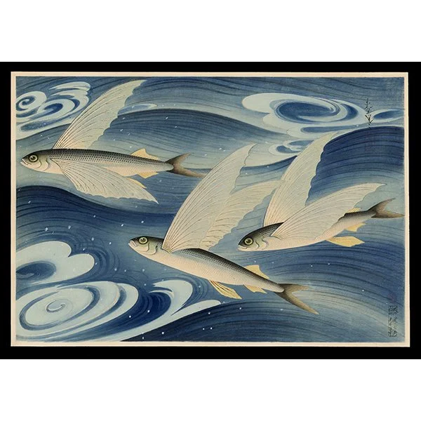 <b>FLYING FISH</b> / <em>Bakufu Ohno<br>1938<br><br><B>SOLD</B></em>