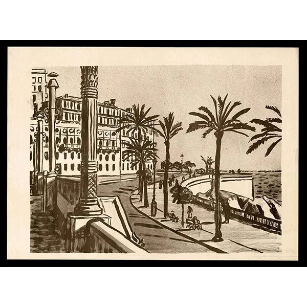 <b>UNTITLED (SOUTH OF FRANCE—LIKELY NICE)</b> / <em>Inosuke Hazama<br>c. early 1950s<br><br>$1,500</em>
