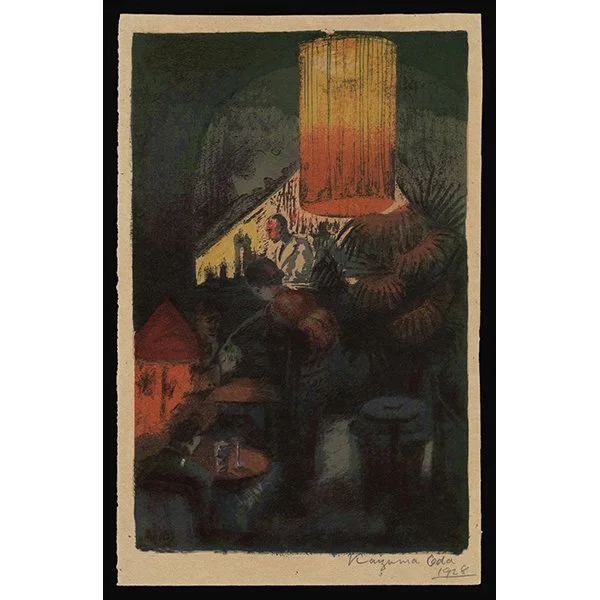 <b>BAR FLEDERMAUS, NO. 1</b> / <em>Kazuma Oda<br>1928<br><br><b>SOLD</b></em>