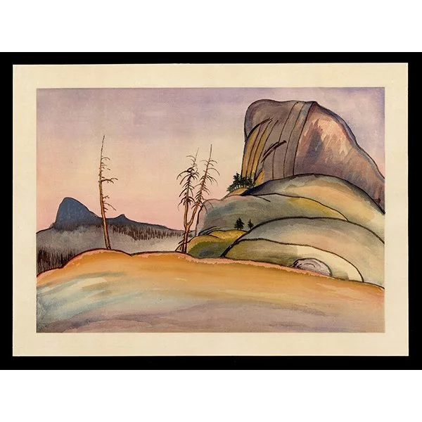 <b>DEATH'S GRAVE PASS</b> / <em>Chiura Obata<br>1930<br><br><b>SOLD</b></em>