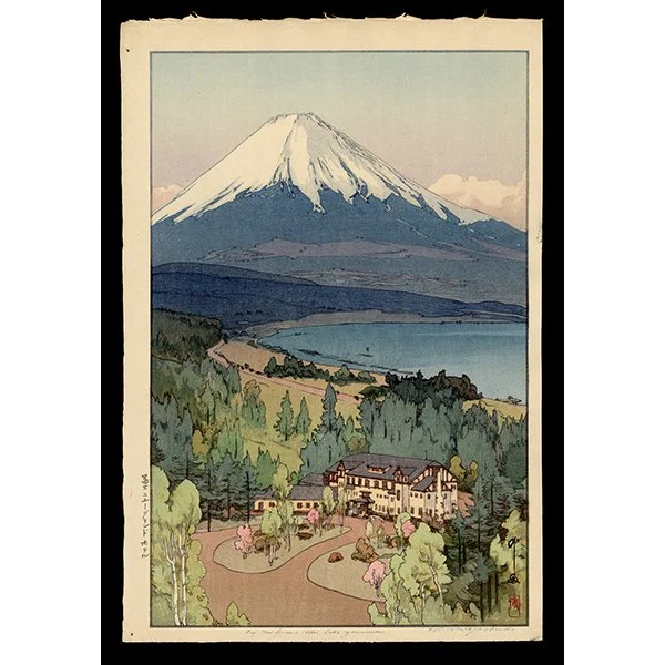 <b>FUJI NEW GRAND HOTEL, LAKE YAMANAKA</b> / <em>Hiroshi Yoshida<br>1937<br><br><B>SOLD</B></em>