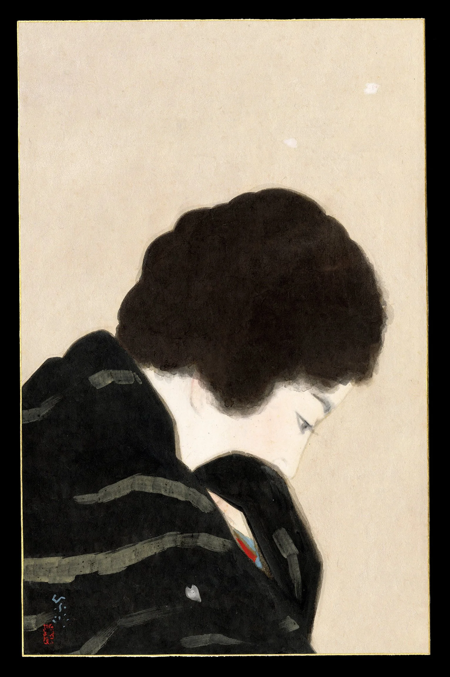 Shin_Hanga_ Shimei_Terashima_Moga_in_Black_Kimino-web.jpg