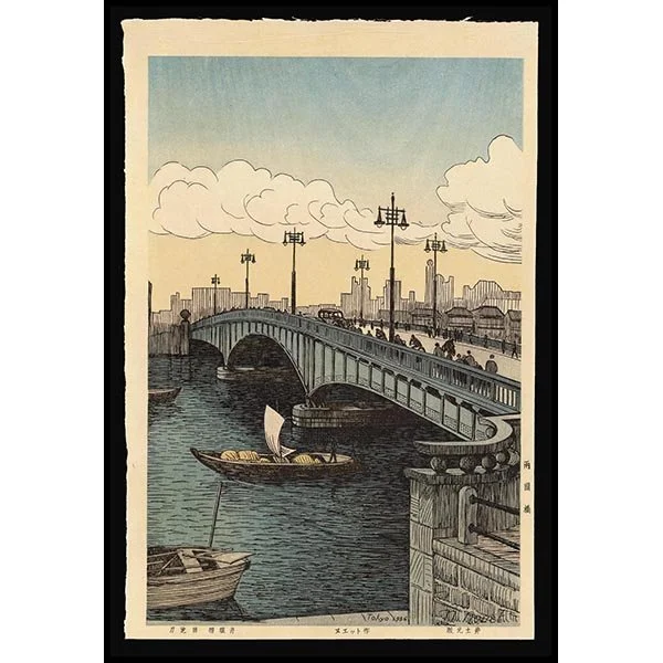 <b>RYOGOKU BRIDGE</b> / <em>Noel Nouët<br>1936<br><br>$3,000</em>