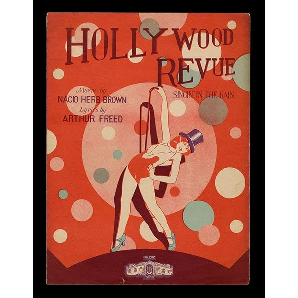 <b>HOLLYWOOD REVUE—SINGIN' IN THE RAIN</b> / <em>Tokyo Ongaku Shoin No. 202<br><br><B>SOLD</B></em>