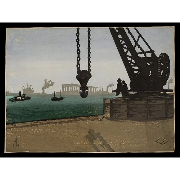 <b>PORT OF KOBE</b> / <em>Sugato Kasen<br>1935<br><br><b>SOLD</b></em>