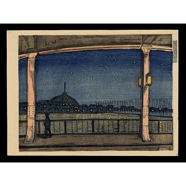 <b>YANAGIBASHI BRIDGE</b> / <em>Sakuichi Fukazawa<br>1929<br><br>$2,500</em>