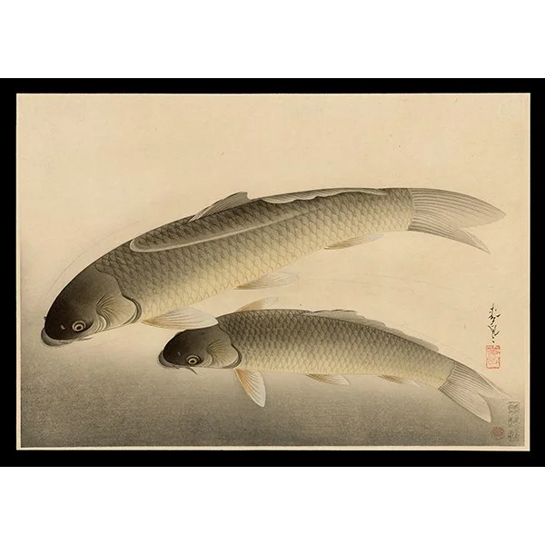 <b>CARP (KOI)</b> / <em>Bakufu Ohno<br>1937<br><br><b>RESERVED</b></em>