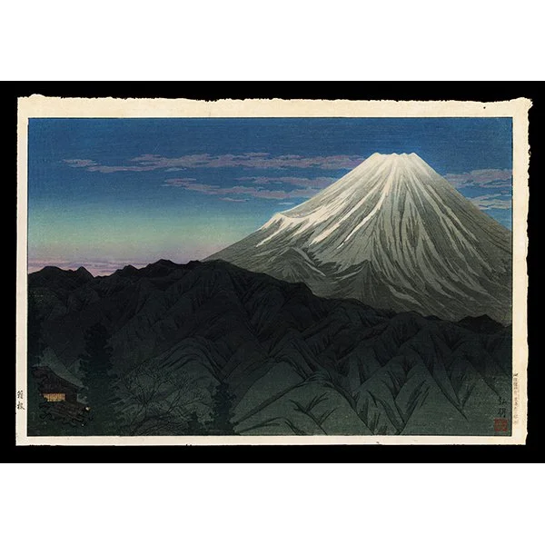 <b>MT. FUJI FROM HAKONE</b> / <em>Takahashi Hiroaki (Shotei)<br>1930<br><br>$3,000</em>