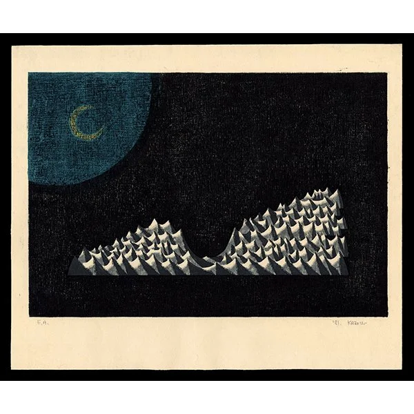 <b>MOONLIT MOUNTAINS</b> / <em>Kazuyoshi Otani<br>1981<br><br>$850</em>