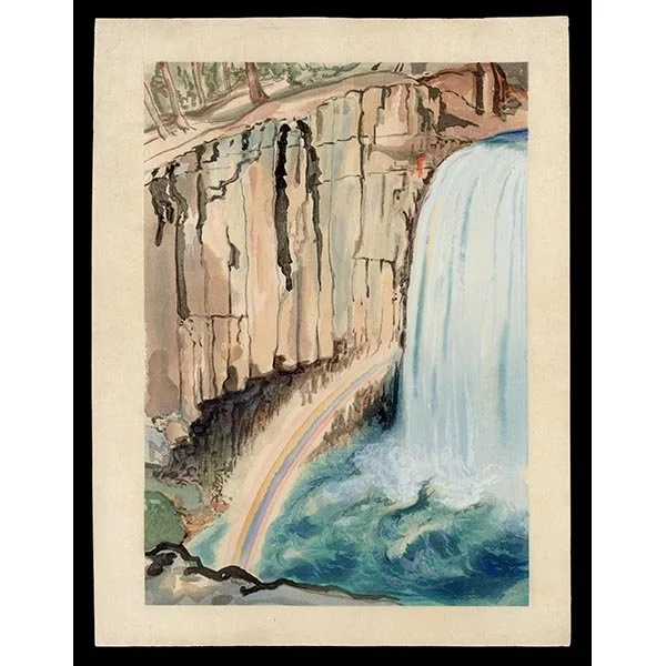 <b>RAINBOW FALLS</b> / <em>Chiura Obata<br>1930<br><br><b>SOLD</b></em>