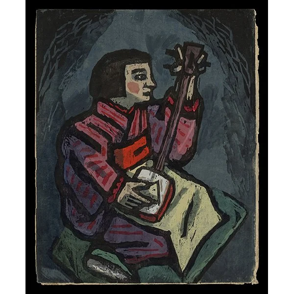 <b>SHAMISEN PERFORMANCE</b> / <em>Tadashige Ono<br>1934<br><br>$4,500</em>