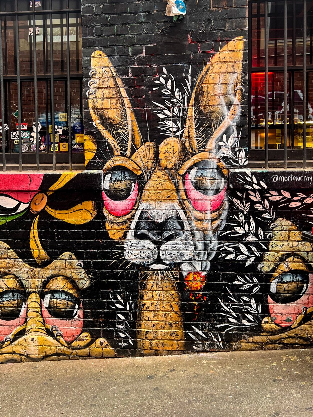 Smoking camel along Duckboard Pl