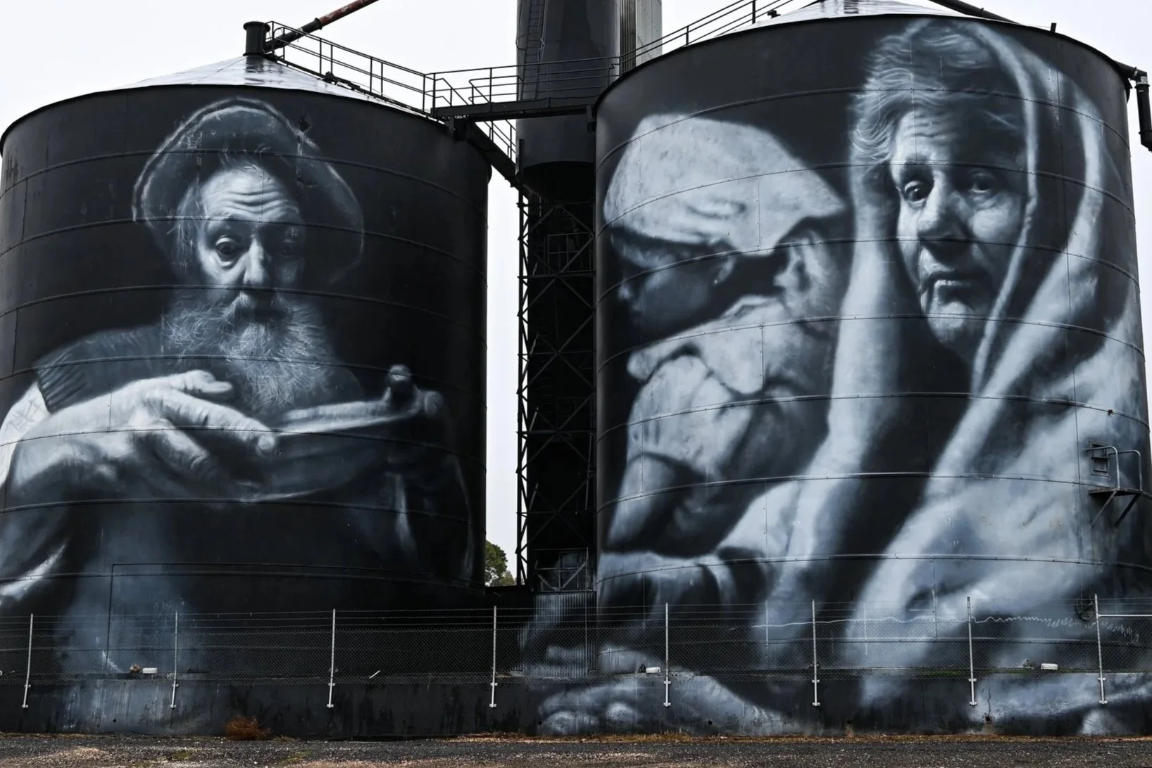 Silo Art Trail, St Arnaud, Victoria Australia