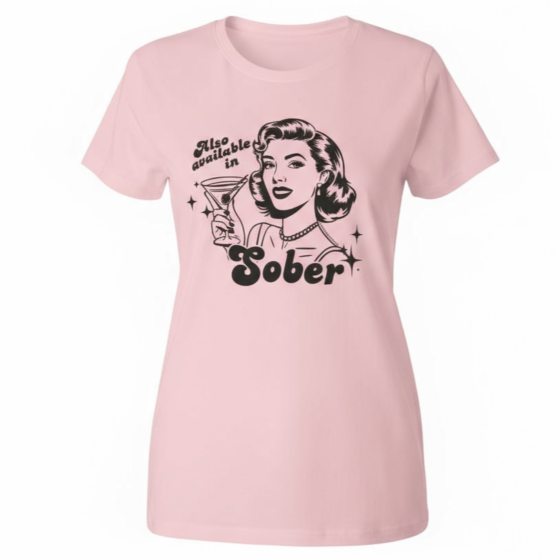 Also Available in Sober retro graphic tee by The Bitter Bitch Co