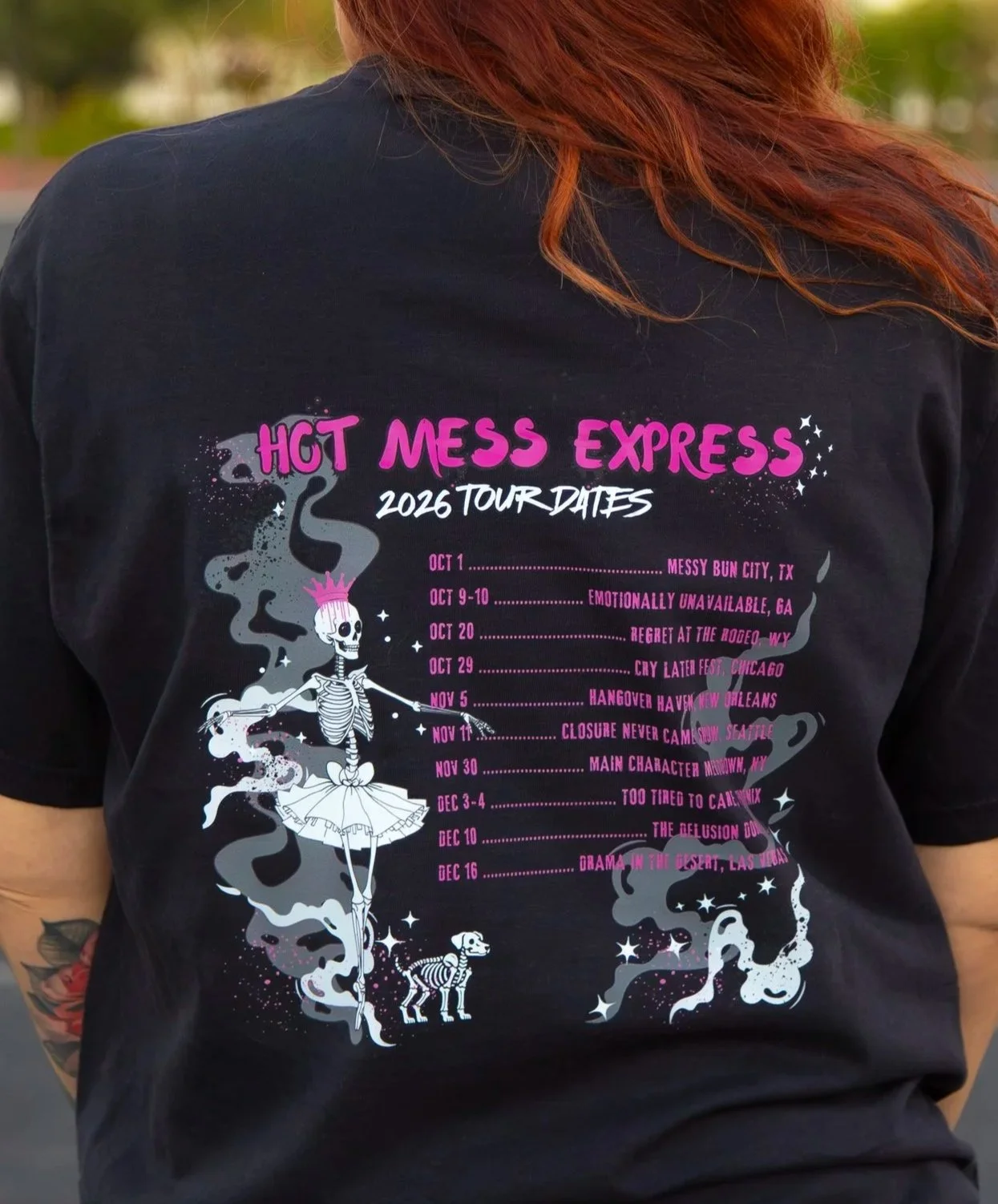 Hot Mess Express Tour band tee by the Bitter Bitch Co