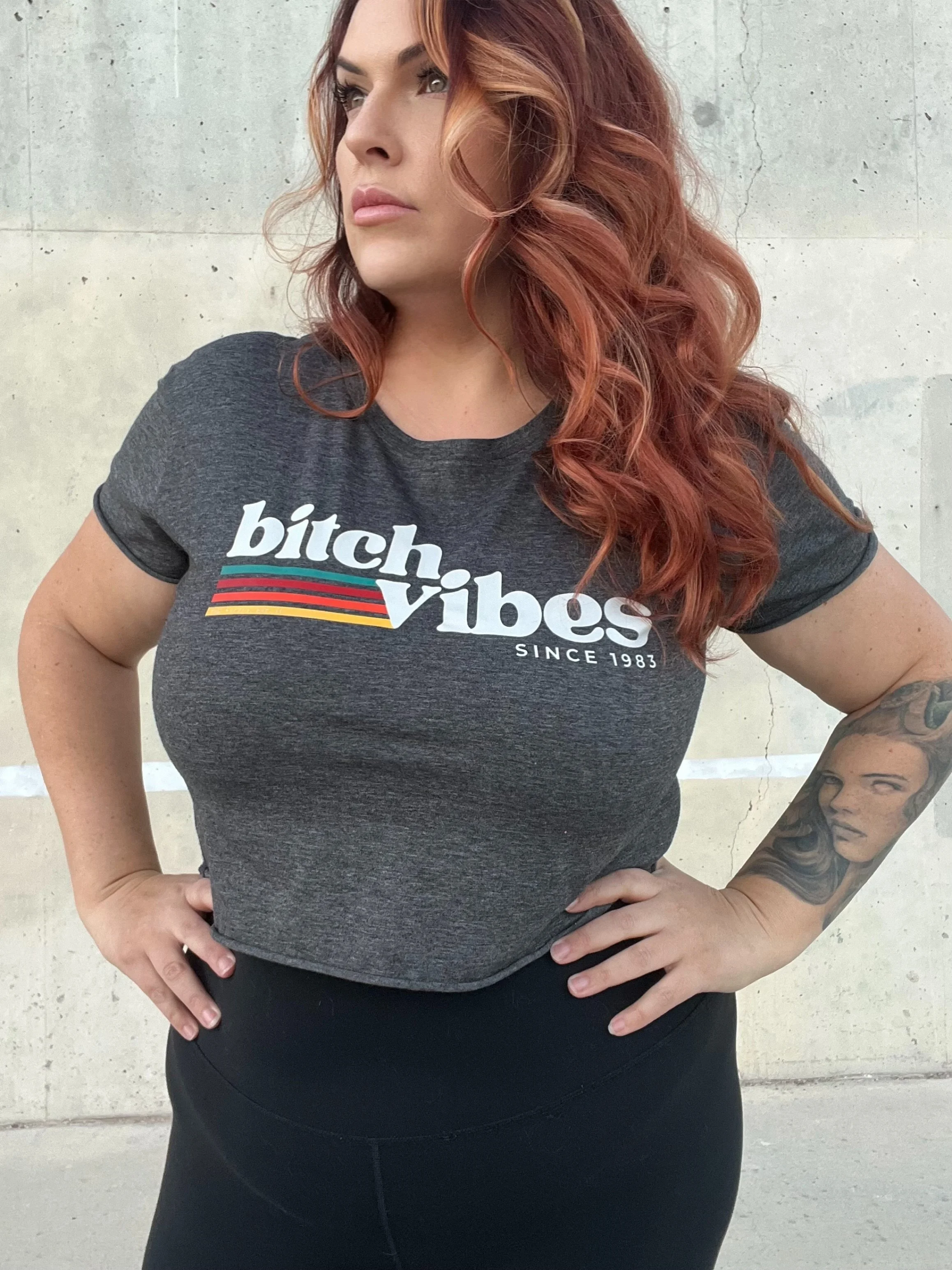Bitch Vibes Crop Top