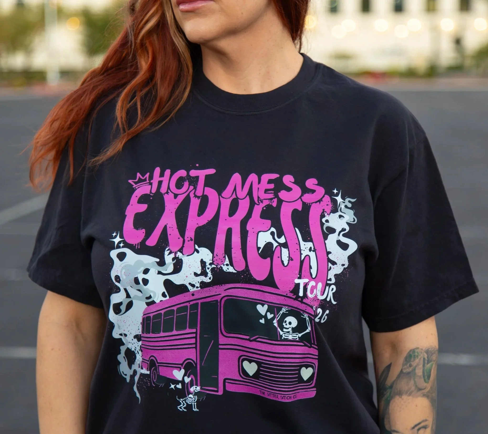 Hot Mess Express Tour band tee by the Bitter Bitch Co